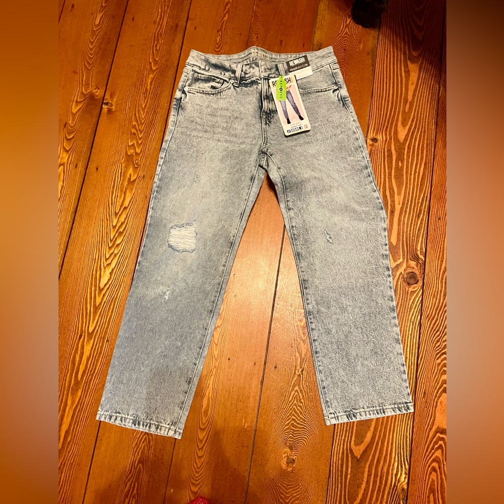 Rewash Next Level Low Rise Straight Jeans - Acid Wash
7 / 28 - Picture 3 of 7